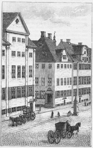Holbergs Bolig paa Gammeltorv 1735-39